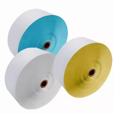 Double Tree Hot Sale Single Layer Yellow Thermal Paper Rolls for Cash Register with UV Printing Customized Size