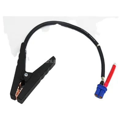 Portable Battery Jump Auto Starter Cable With EC5 Connector and Battery Clip for 12V/24V Car