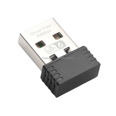WIFI6 No Drive Wireless Network Card USB Network Card Desktop Computer AX286 Wireless WiFi Receiver 802.1 1ax