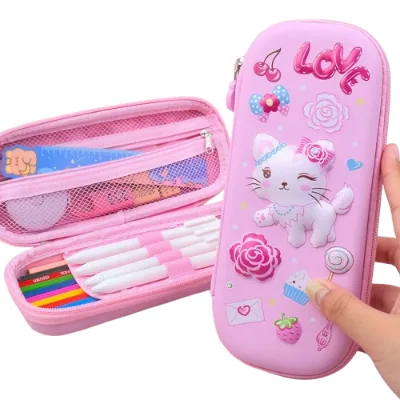 Pencil Case Kawaii School Pencil Cases Stationery Estuche 3D Space Pen Case Unicorn School Supplies