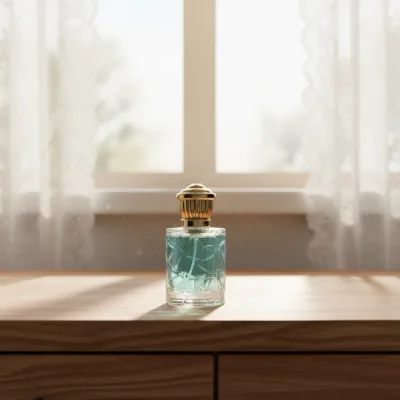 Rollon Aroma Garden Perfume Bottle Glass Cork Sealing Clear Surface Customizable Concentrated Size Decoration Travel Bags