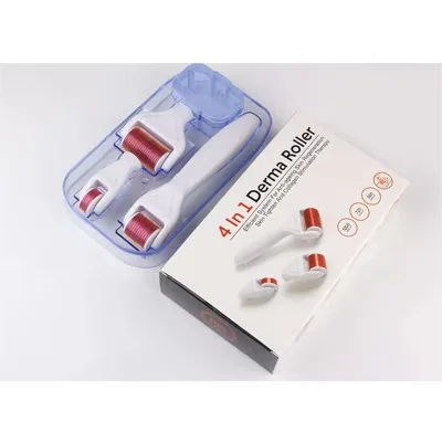 Wholesale Hot Style Home Use Handle Facial Dermaroller Derma Roller  4 in 1 Derma Roller for Acne Scar Freckle