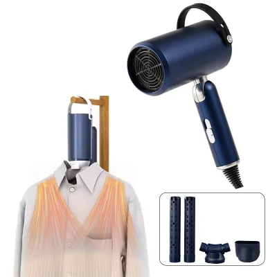 2025 Professional Salon Wall-Mounted Hairdryer New Travel Hairdryer Foldable Ion Feature High-Speed AC Motor for Hotels Salons