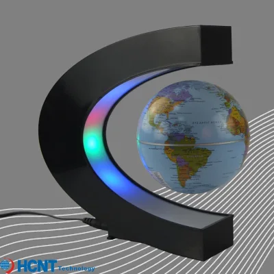 The Magnetic Levitation 3d Globe of the World