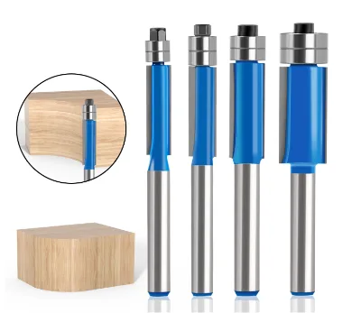 8mm Shank Double Flutes Carbide TiSiN/AlTiSiN Coated Climb Milling 55HRC Straight Woodworking Cutter OEM LISCA