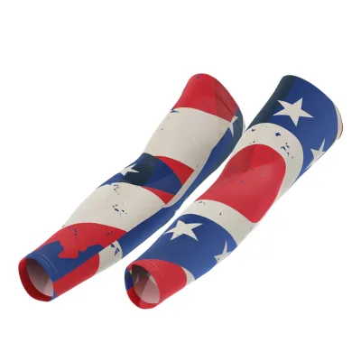 UV Protection Men Cycling Cooling Football Compression Sport Custom Basketball Cover UV Baseball Tattoo Pad Cycling Arm Sleeve