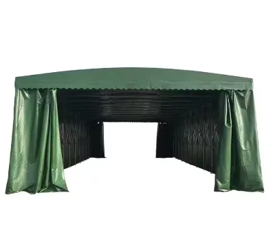 Professional Large Outdoor Activity Awning New Push-Pull Tent with Fixed Steel Frame for Large Outdoor Activities