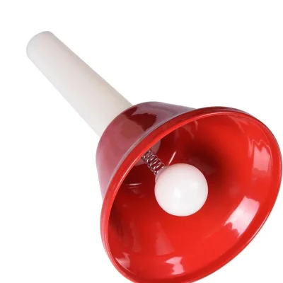 8-Tone Colored Hand Bell Set Melody Hand Bells Orff Kids Percussion Instruments