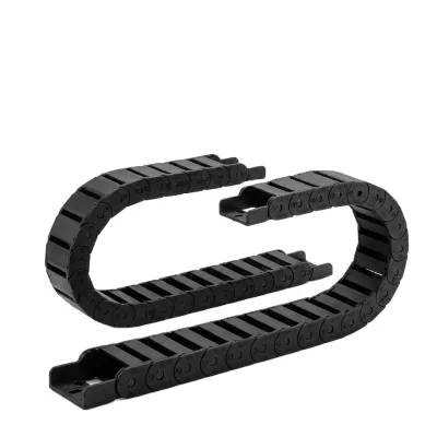 Small Size PA66 Reinforced Nylon Tank Chain Bridge Type Silent Drag Chain Wear Resistant Cable Carrier for CNC Automation