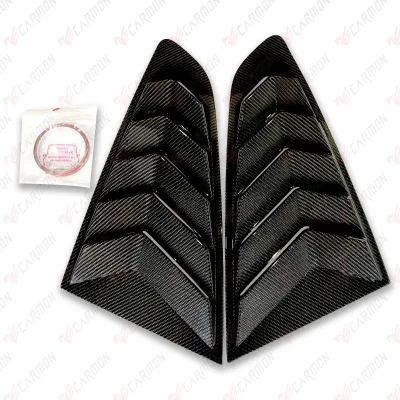 For Ford Mustang S650 2024 Carbon Exterior Front a Pillar Window Panel Triangle Cover Trim Accessories