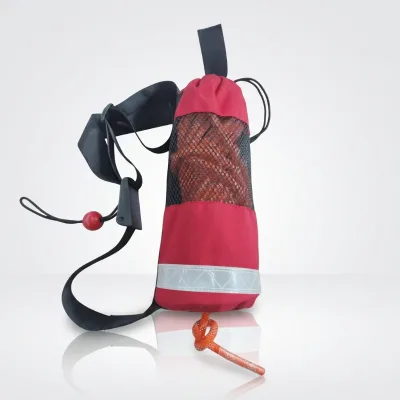 Floating Water Rescue Throw Bag Reflective PP Rope Waist Strap Quick Release Ball for Flood River Emergency Lifesaving Equipment