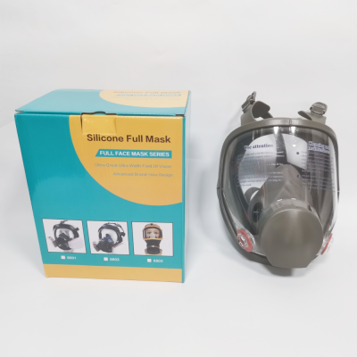 Best Selling Flame Retardant Full Gas Mask Anti Dust Reusable Industrial Chemical Gas Mask