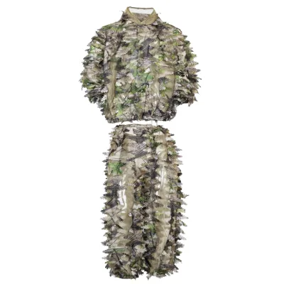 Durable Breathable 3D Maple Leaf Ghillie Suit for Outdoor Sports and Hunting for Blind Sits