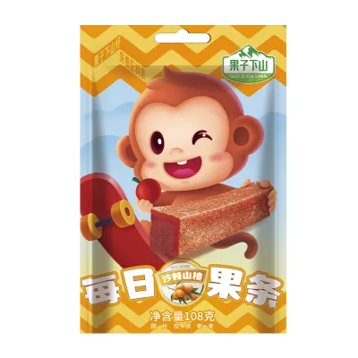 Professional Healthy Fruit Hawthorn Chestnut Hamburger Ready to Eat HALAL Snack Food Soft Texture Sweet Taste Packaged in Bag