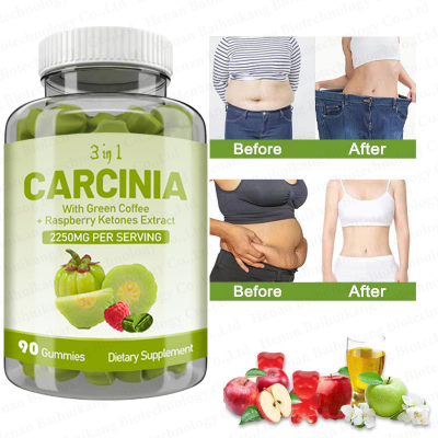 Ultra High Strength HCA Natural Weight Los Diet Gummy Capsules XT Best Fat Burner Slim & Detox Max