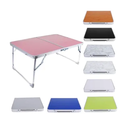 Foldable Carry Aluminum Folding Table Waterproof Surface Outdoor BBQ Beer Pong Table