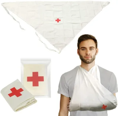 Easy Self-Help Custom Arm Sling Pelvic Hand Sling Triangular Bandage Non Woven Triangular Bandage