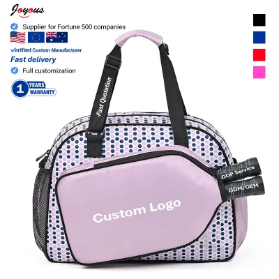 Custom Logo Waterproof Pickleball Tote Paddle Convenient Accessory Storage Active Lifestyle Sling Sport Racket Bags