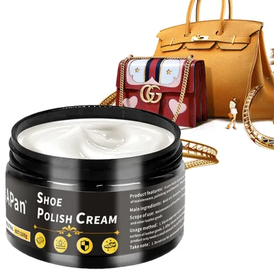 Factory Supply High Quality Customable Neutral Brown Black  Color Leather Care Shine  Shoe Polish Cream Water Based Polish Shoe