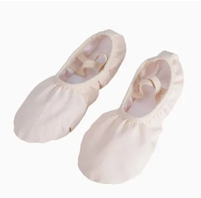 High Quality Good Price Canvas Dance Ballet Shoes Split Sole Ballet Slipper for Kids