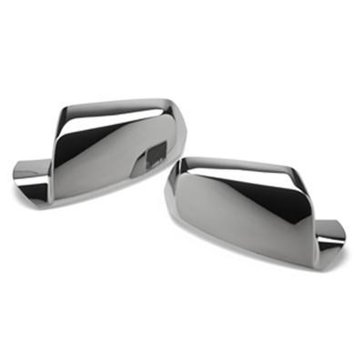 For 2010-2017 Chevy Equinox GMC Terrain Chrome Top Half Mirror Covers Overlays