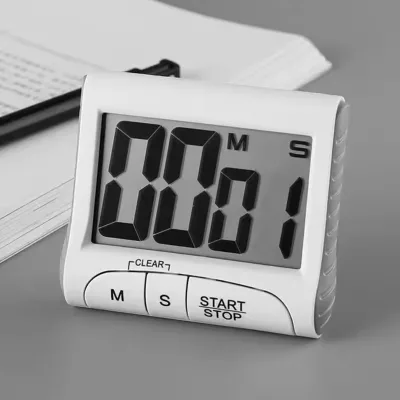 Manufacturer Supplies Kitchen Timer with Switch Reminder and LCD Display Student Study Timer