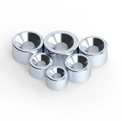 N42SH N45SH N48SH Neodymium Magnets Round Disc Disk Engineered For High Heat Magnetic Stability Rare Earth with Countersink hole