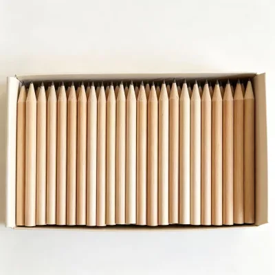 3.5" Custom Printed HB Golf Pencils in Bulk Hexagon Round Mini Pencils Wooden Pencil with Custom Color Logo Printed Short Size