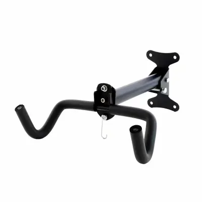 Save Space in Style Adjustable Wall Mount Bike Rack with Dual Hooks for Indoor Parking