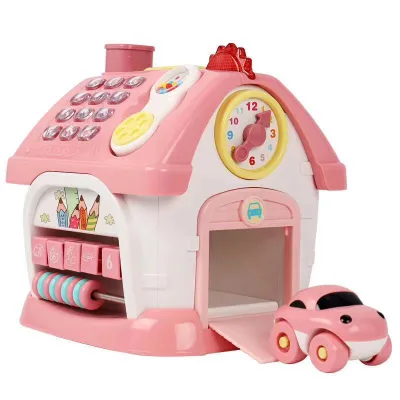 Kids Phone Game Busy Board Activity Cube House Montessori Toys for 1 to 3 Years Old Girls Toddlers
