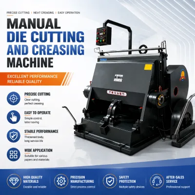 ML High Precision Single Working Mode Leather PVC Sheet Platen Die Cutting Press Leather Die Cutter Plastic Sheet Cutter