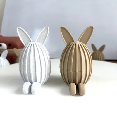 Linda New 3D printed toy Easter desktop ornament simulation model toy