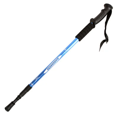 Cheap Price Anti Slip Walking Pole Ultralight 3 Sections Trekking Stick Telescopic Aluminum 6061 Mountain Hiking Pole