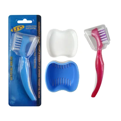 Dentist Use Denture Toothbrush Denture Bath Whole Set