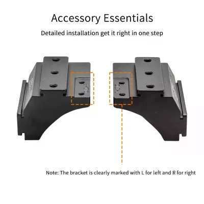 Quick-release A-pillar Hood Expansion Spotlight Lamp Holder Bracket Mitsubishi Outlander (2015~2026 Models) Made Aluminum