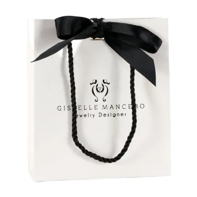 Custom Logo Small Jewelry Paper Bag for Your Unique Pieces!
