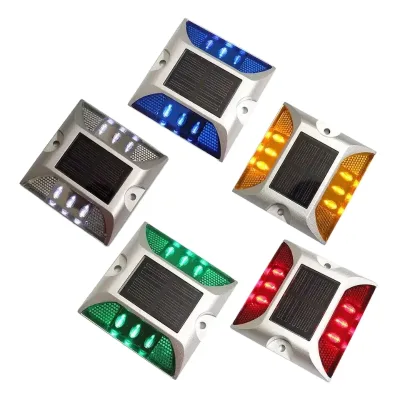 Night High Brightness Ip68 Flashing or Always-on Traffic Marker Light Reflective Aluminum Led Eye Solar Road Stud