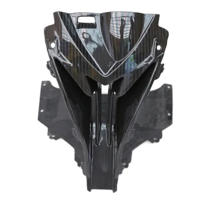 For BMW S1000RR 2015-2018 Motorcycle Modification Carbon Fiber Head Nose Cowl Air Intake Shell Center Front Fairing Cowls
