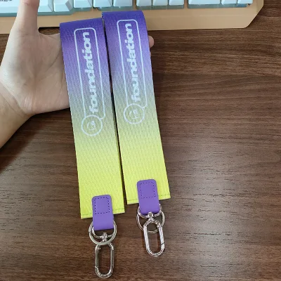 Large Keychain Lanyard With Most Popular Custom Corporate Logo Client Branding Gifts Key Fob Lanyard