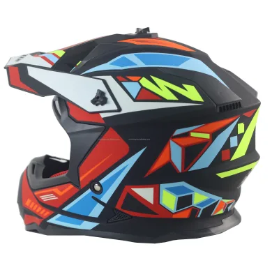 DOT Certified Advanced Ventilation System Motorcycle Off-Road Helmet with Maximum Airflow ABS-New Condition