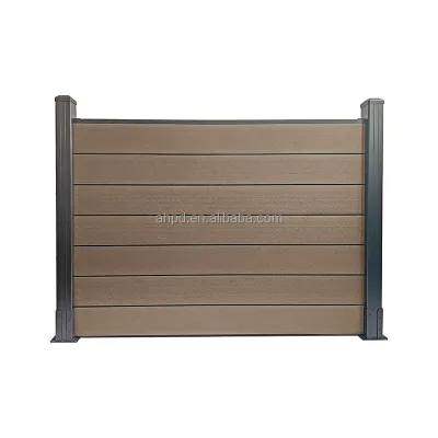 Easy Install Anti Aging Outdoor Garden Composite Privacy Fencing Panels