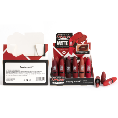 Lipstick Grace New Color Matte Waterproof Longlasting Lipstick