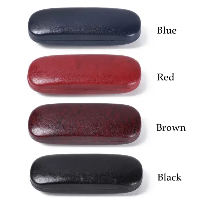 Luxury PU Eyeglasses Case Hard Shell Glasses Packaging Box Custom logo Brand Optical Glasses Cases