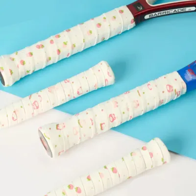 Ready to Ship Printing Double Side Tacky Overgrip Flowered Tennis Over Grip for Pickleball