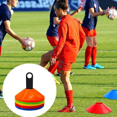 Soccer Training Cones Holders Sports Mark Disk Plastic Disc Storage Rack Sign Racks Stands Barrier Bracket Black