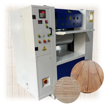 Automation Wood Texture Roller Mold Hot Embossing Machinery Hot Embossing Machine Wood
