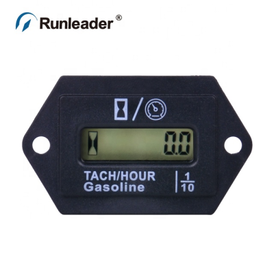 Digital Tachometer and Hour Meter With Backlight LCD Timer
