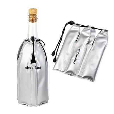 Cheerfast Factory Wholesale Ice Wine Sleeve Portable Wine Chiller for Red White Champagne or Sparkling