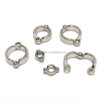 Metal Alloy Pet Parrot Open Foot Rings Bird Flying Rope Accessories Parrot Foot Buckles