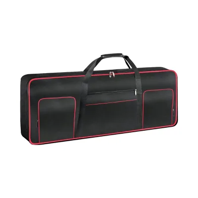 Portable 61-Key Keyboard Gig Bag Case Durable 600D Oxford Cloth 10mm Cotton Padded Case Gig Bag